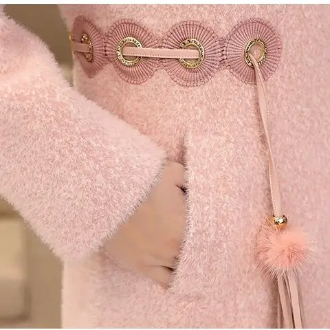 Женское шерстяное пальто новинка 2021 женская зимняя куртка женское плотное