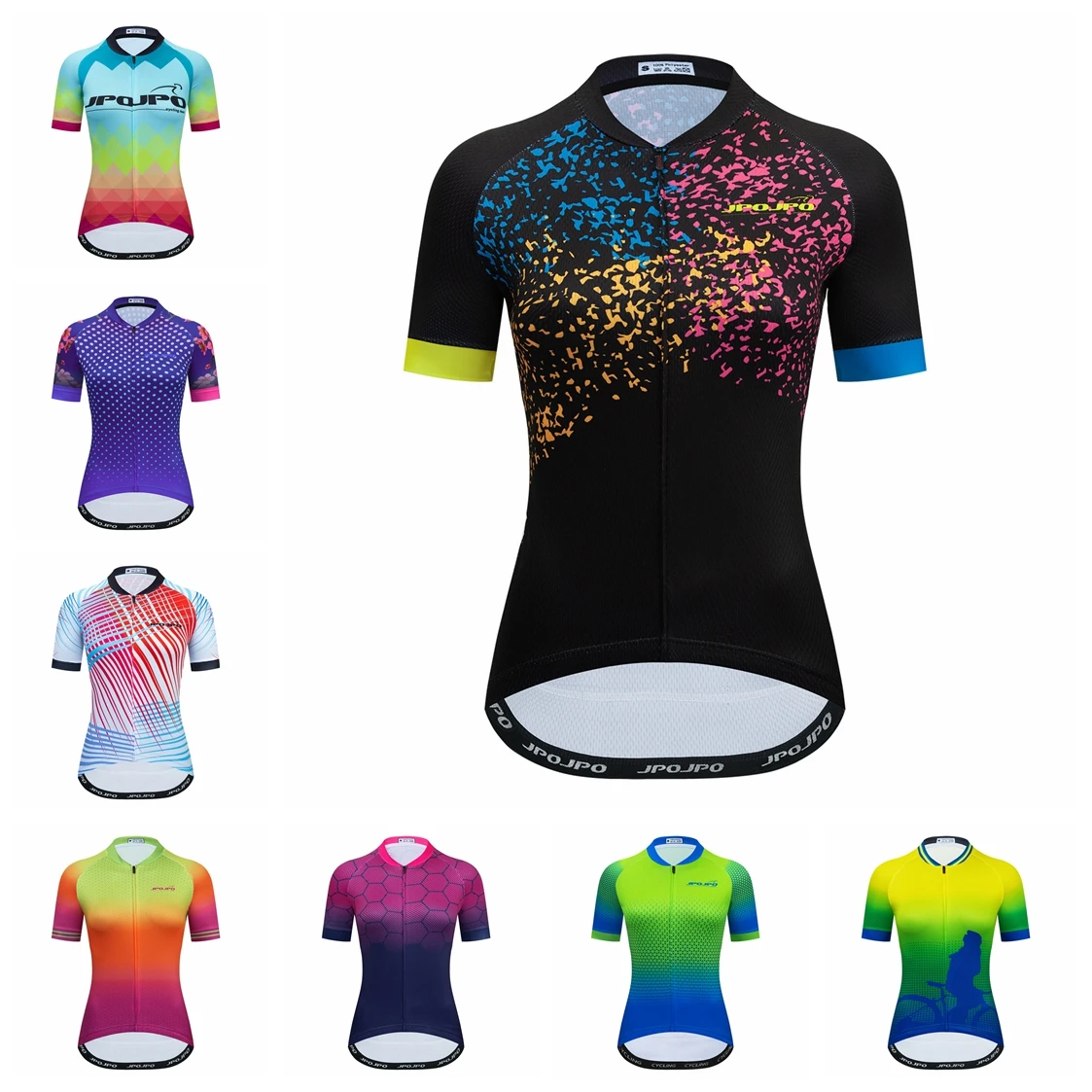 

2021 Cycling Jersey Women Bike Mountain Road MTB Top Short Maillot Bicycle Shirt Female Racing Clothing Summer Jackets Black Red