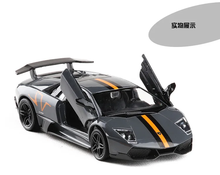 Масштаб 1:36 Murcielago LP670-4 модель спортивного литья под давлением из сплава игрушки для детей Подарки для детей Коллекция игрушек Hot-Whee