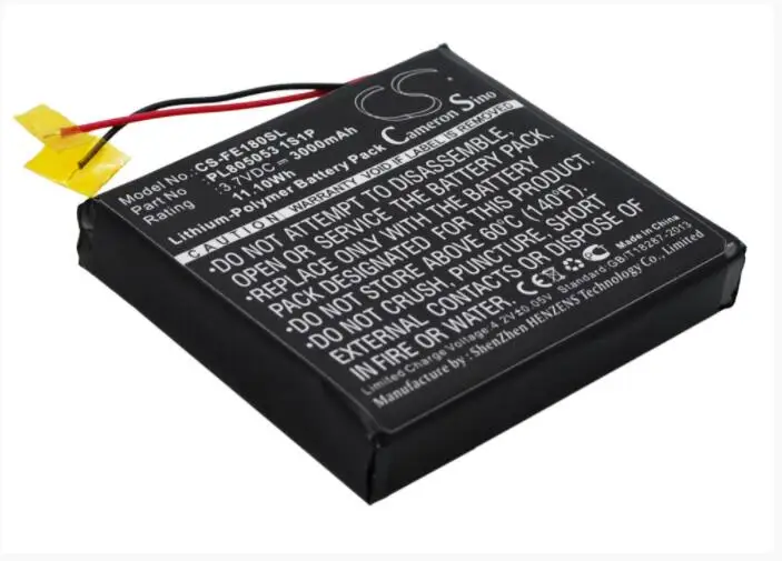 Cameron Sino 3000mAh Battery PL805053 1S1P for Fiio E18 | Электроника