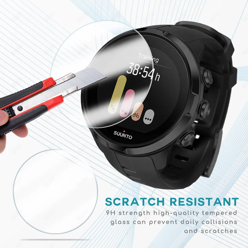 Защитная пленка из закаленного стекла для Suunto 3 9 Pro Spartan Trainer Alpha HR Защита экрана