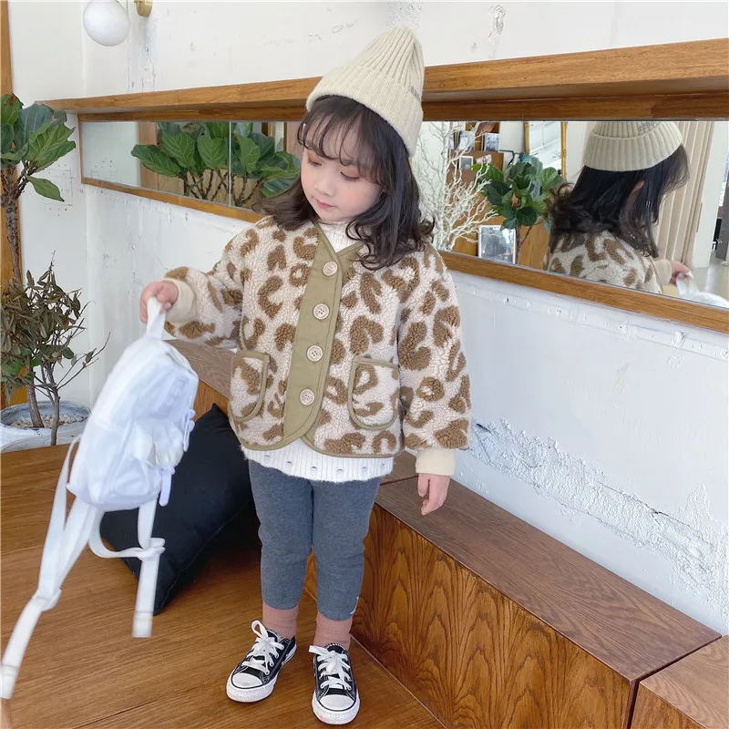 Новое поступление зимнее Детское пальто в Корейском стиле модная утолщенная