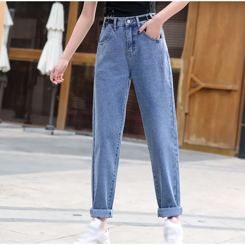 Шаровары с высокой эластичной талией размера плюс Chi декоративным поясом 7XL Ретро