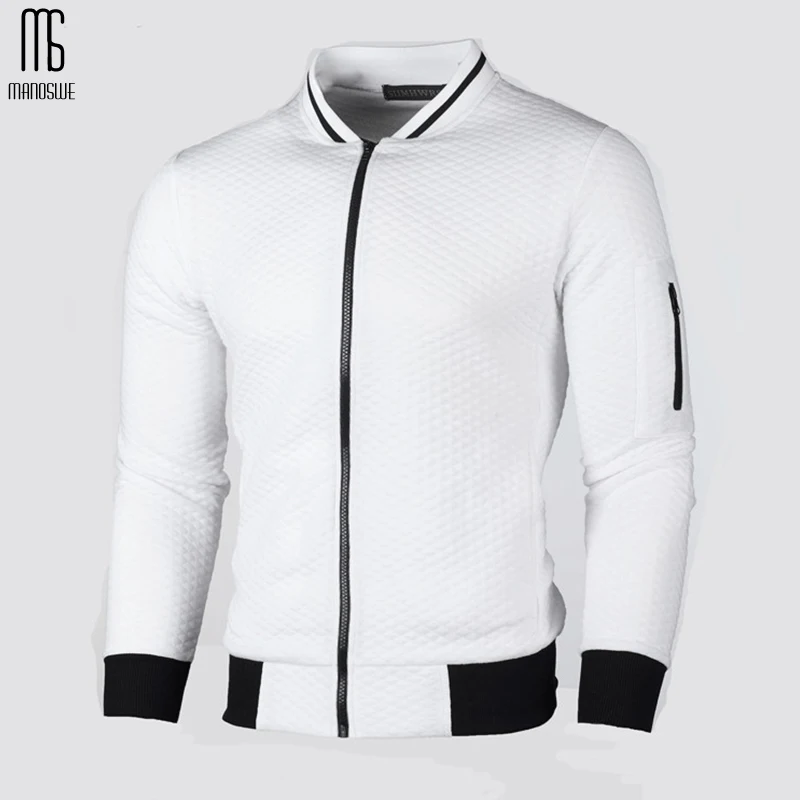 Manoswe мужская куртка со стоячим воротником повседневная спортивная одежда