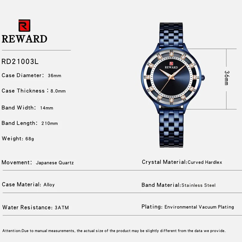 Часы женские кварцевые водонепроницаемые с коробкой|Женские наручные часы| |