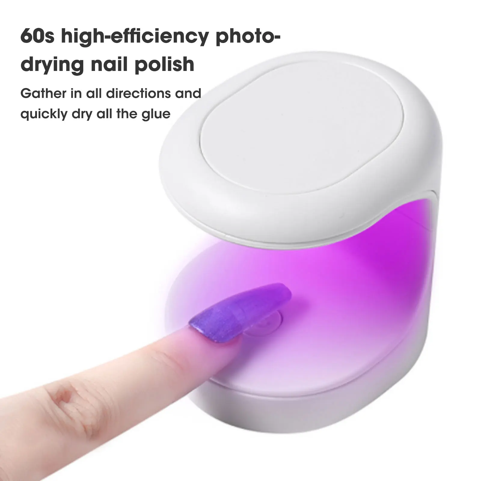 

Mini Nail Dryer UV Lamp Manicure Machine Single Finger Nails Art Tool Gel Polish 16W Nail Dryer LED Nail Lamp Manicure Tools
