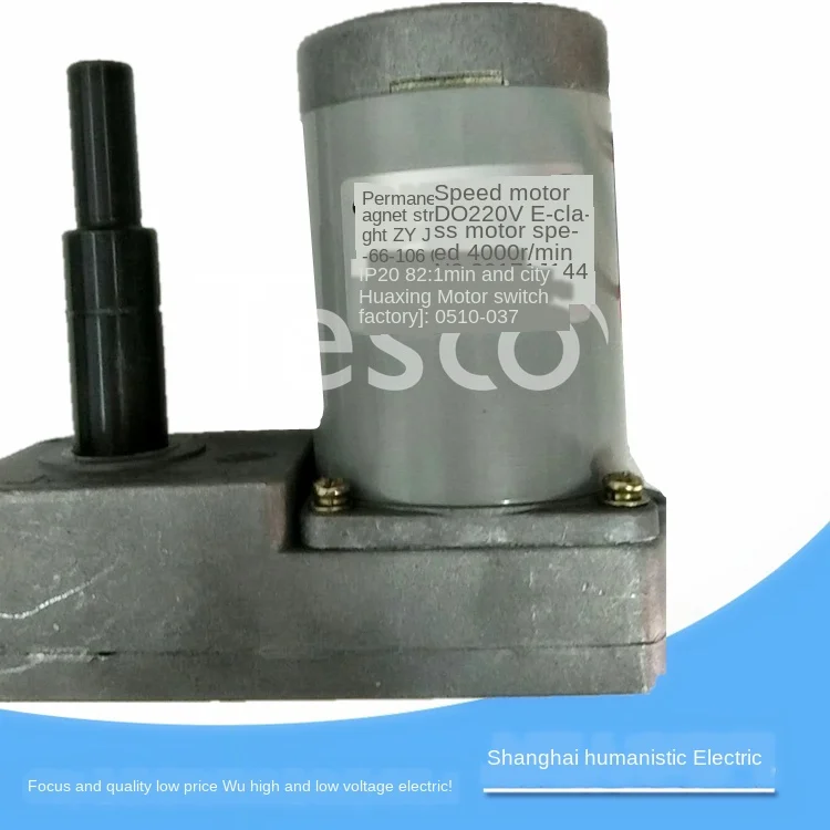 

ZYJ220-66-106 Permanent Magnet DC Deceleration Motor without 0W 0.7A