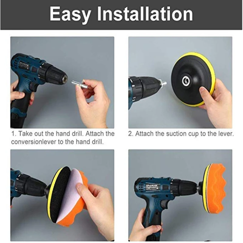 Набор губок Для Полировки Автомобиля комплект из 8 предметов губка для полировки