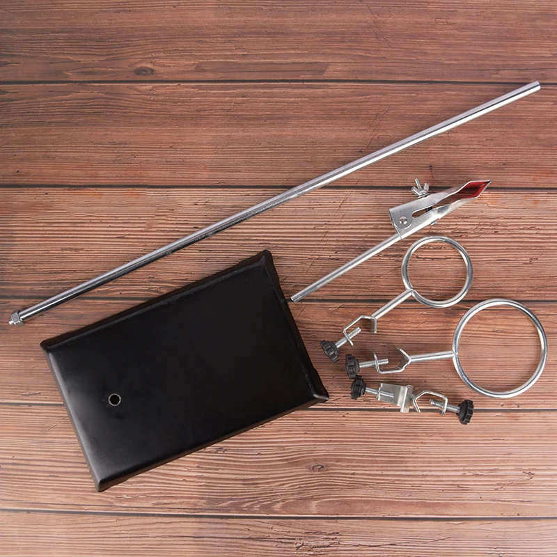 1 Набор 50 см лабораторные стенды с зажимом колба зажим для конденсатора железные