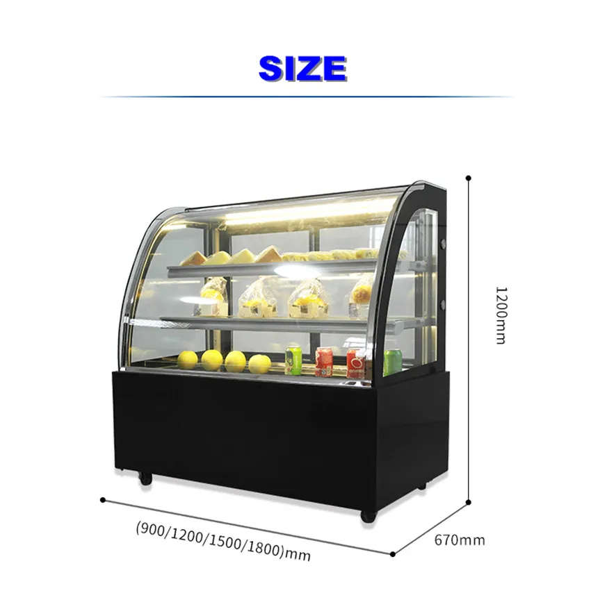 Промышленная витрина для тортов десертов 1 8 м |