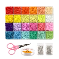 3mm seed beads for jewelry making candy color bracelet necklace accessories creative handmade small craft beads kit gift trendy