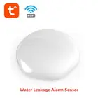 Сигнализация утечки воды Tuya с Wi-Fi, Автономная домашняя сигнализация, датчик утечки воды, детектор, система оповещения о переполнении
