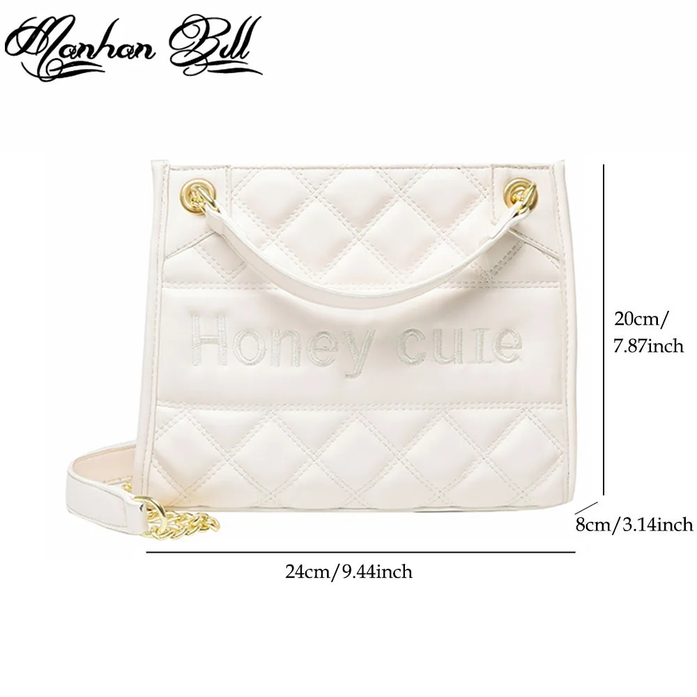 

2021 Female Bag 2021 New PU Solid Color Handbag Shoulder Bag Summer Messenger Bag Texture Chain Bag 31327