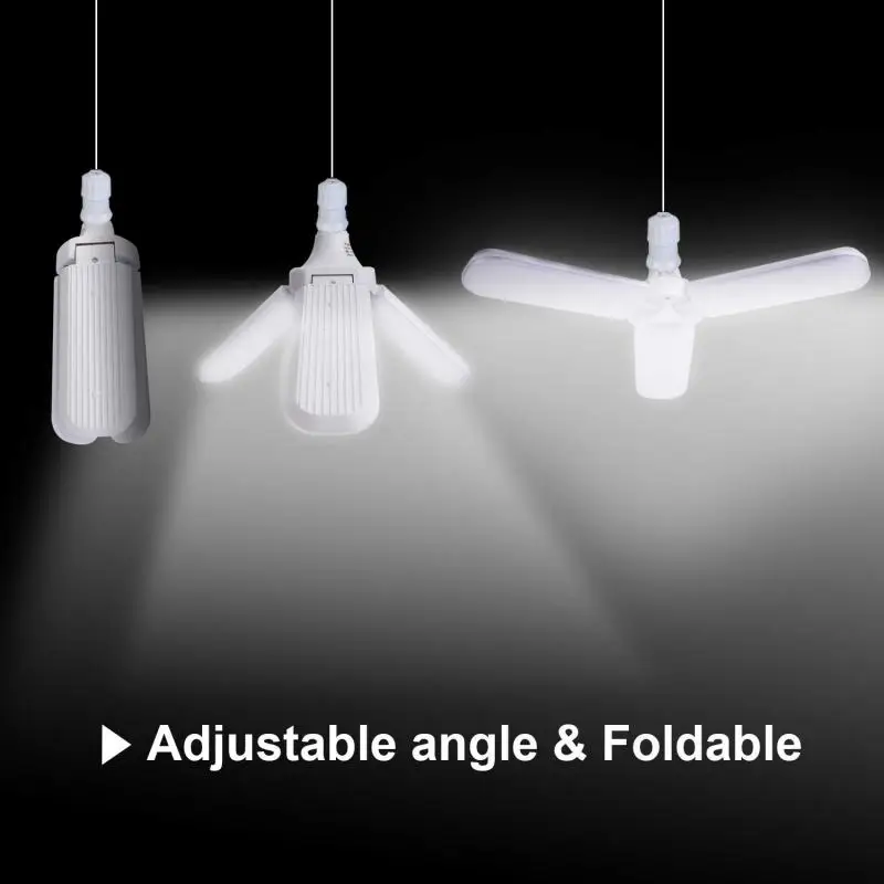 

60W Indoor Bright Bulbs Deformable LED Shop Work Light Folding Garage Shop Lamp