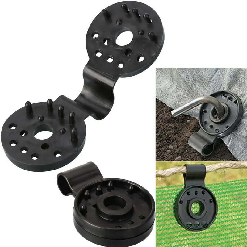 50 шт. Зонт чистый зажим для теплицы ткань зажимы Пластик мгновенный втулка забор