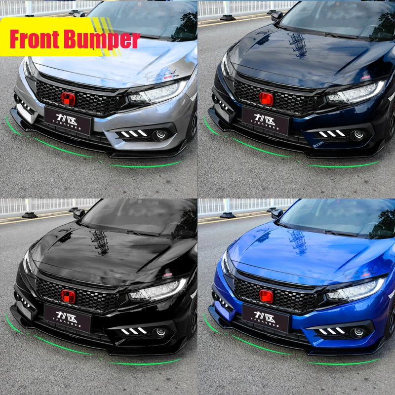 Универсальный 3 шт./компл. из углеродного волокна внешний вид/глянцевый черный