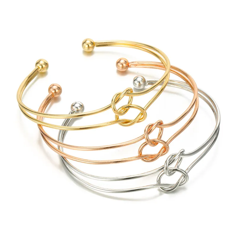 Модные ювелирные изделия Двойные Браслеты на запястье с сердечками для женщин