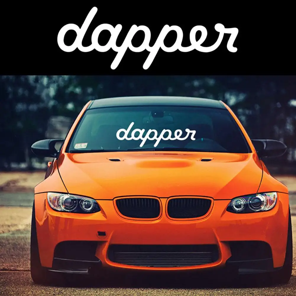 Светоотражающие наклейки на окно автомобиля с буквами Dapper 2019 | Автомобили и