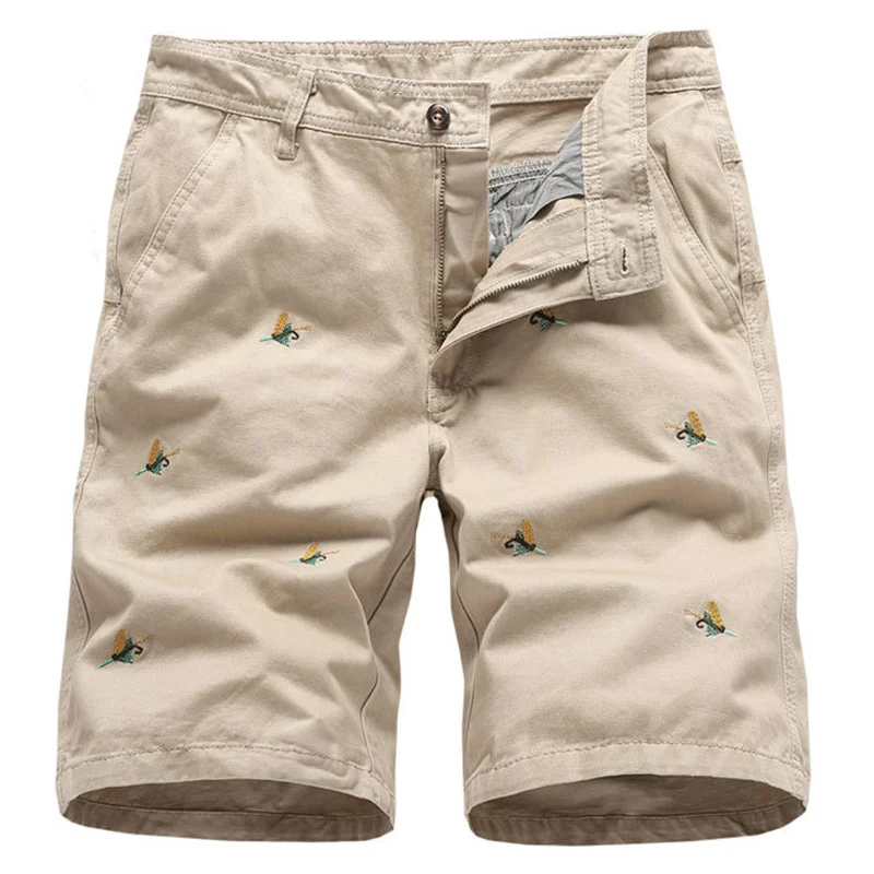 Мужские шорты в стиле хип-хоп летние хлопковые шорты-бермуды милитари свободные