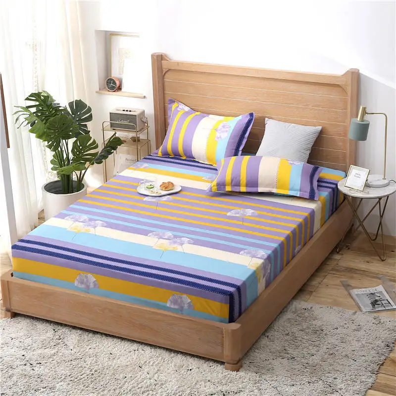 Геометрический чехол для девочек матрас мальчиков дышащий кровати защитный