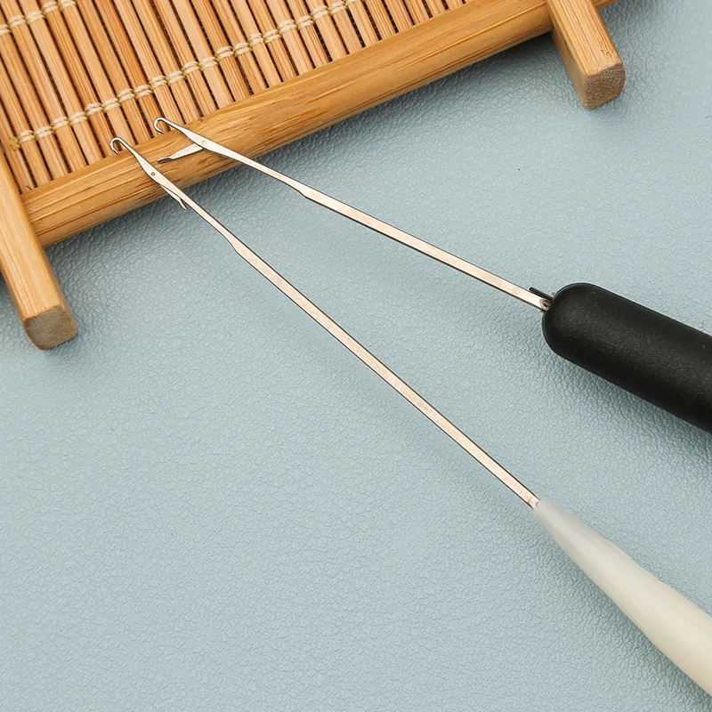 LMDZ 5 шт. набор игл для вязания крючком плетеная защелка Hoo Ткачество волос дредлок