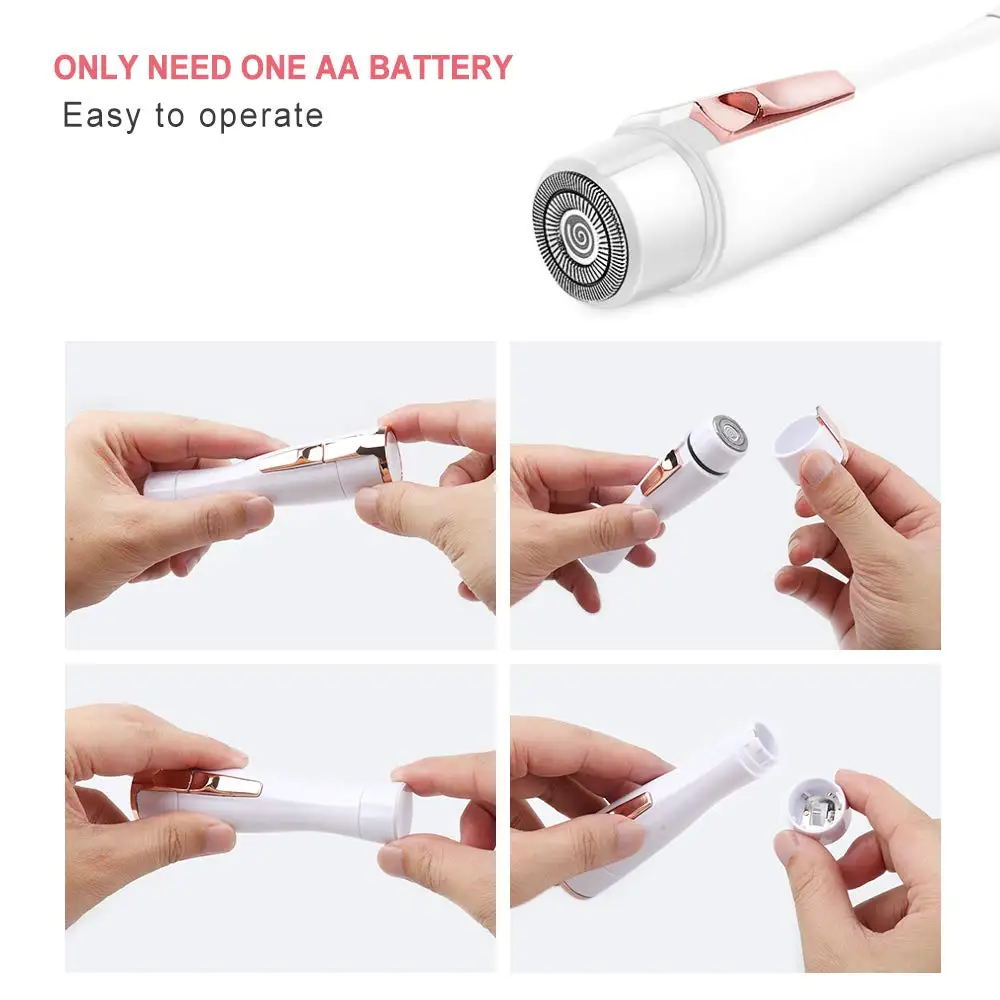 Новинка женский эпилятор для лица и бровей карманный Машинка удаления волос