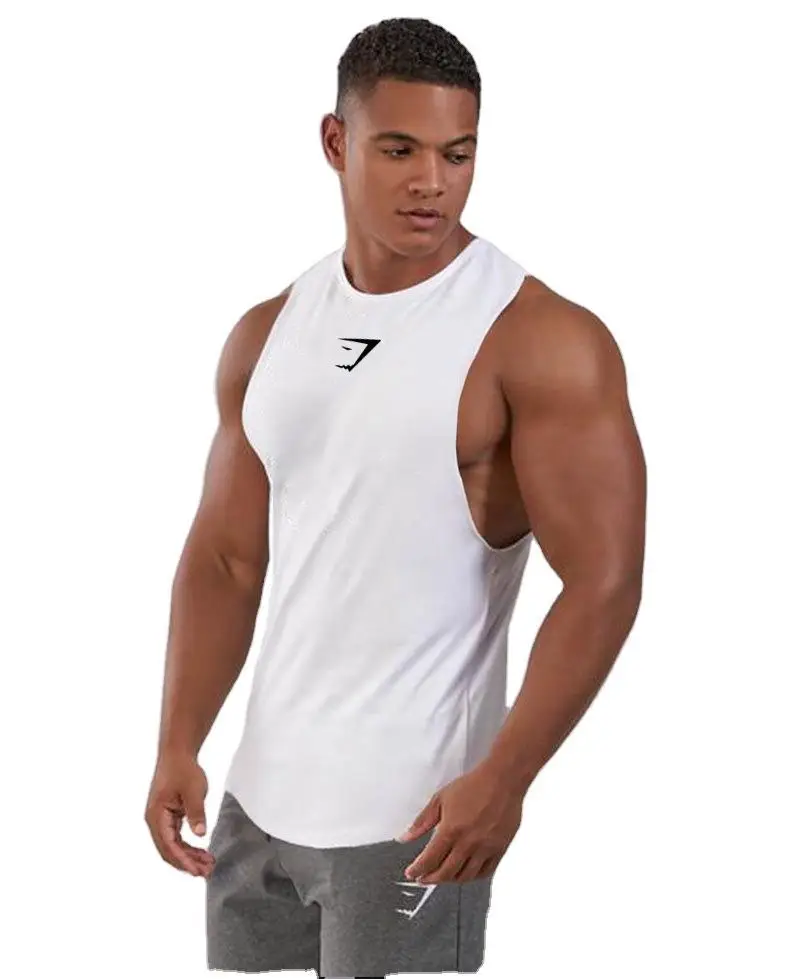 Жилет компрессионный мужской хлопок Быстросохнущий дышащий жилет для бега