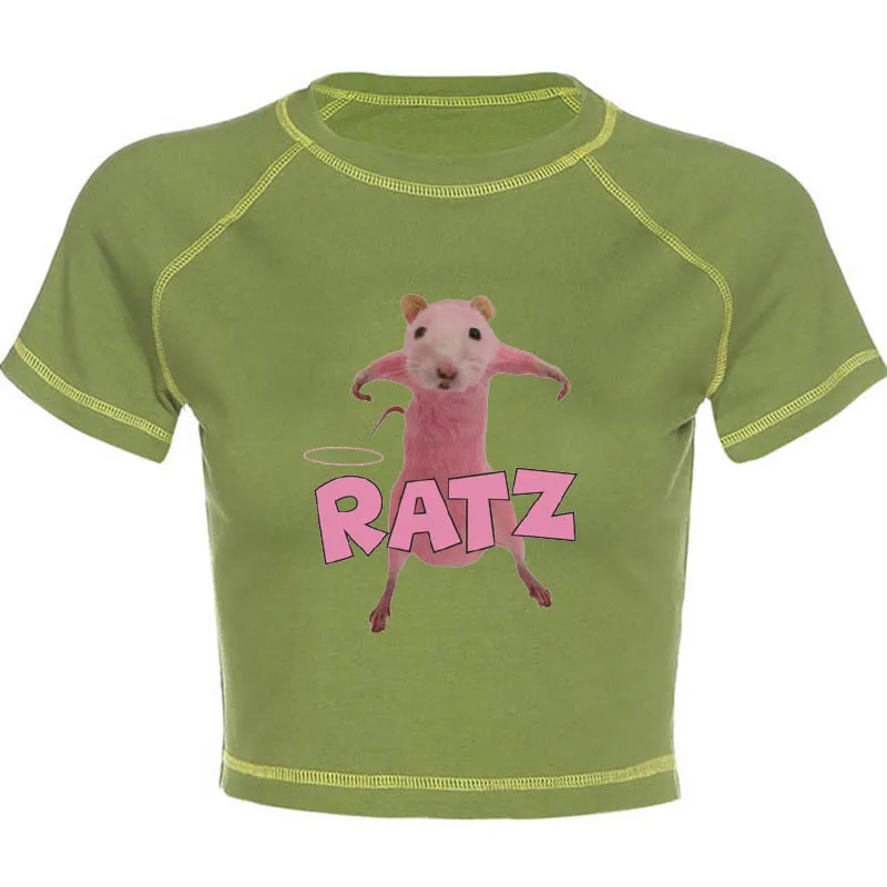 Футболка женская хлопковая с аниме принтом |