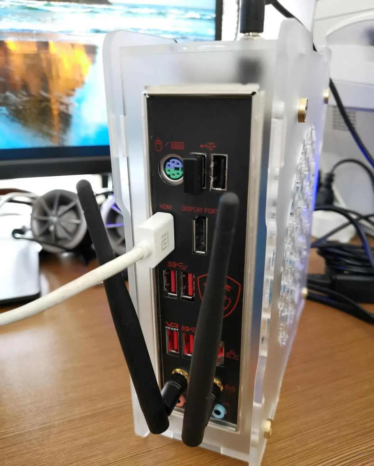 Чехол HTPC Mini-ITX материнская плата прозрачный акриловый маленький чехол DIY на заказ