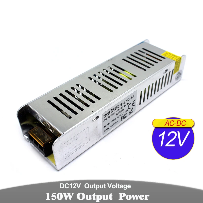 Переменный источник питания DC12V DC24V 48W 60W 72W 100W 120W 150W 180W 200W 240W 250W 300W 350W 360W