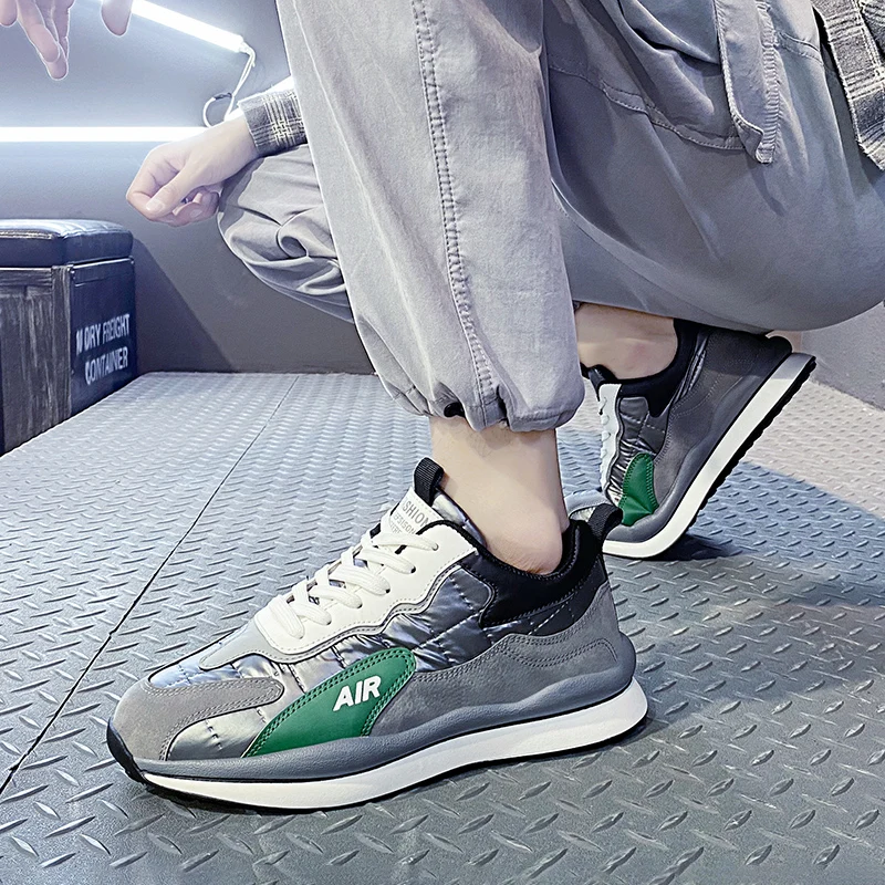 

Sneakers Men Golfing Shoes Comfortable Spikes Golf Practice Sneakers Footwear Suede Leather Upper Golfer Training Sports Shoes