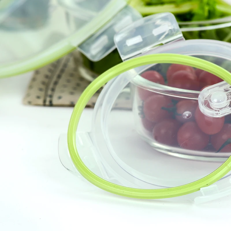 Ланч бокс с подогревом для микроволновой печи офиса стеклянный защитой от