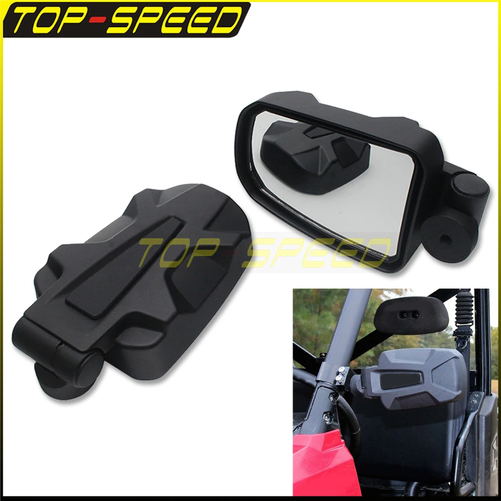 

Зеркало бокового вида UTV черное для внедорожника, 1,75/2 дюйма, для Polaris RZR XP1000 XP4 1000 RZR 900 2015 RZR S XP, периметр