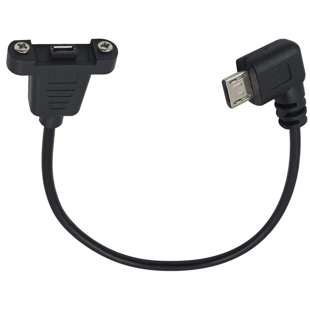 Прямоугольный кабель с разъемами Micro USB и 90 градусов | Электроника