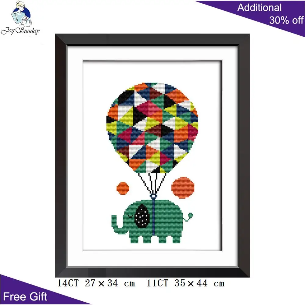 Домашний декор Joy Sunday слон с маленьким Китом C884 C886 C889 14CT 11CT отсчитанные