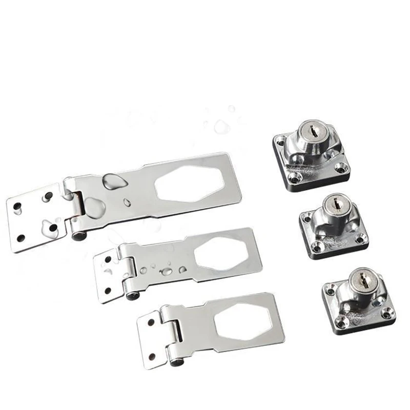 Замки из нержавеющей стали замки для лодок и ключи Запираемая защелка с шкафом