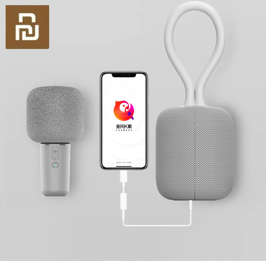 Youpin ULlife IK8 беспроводной Bluetooth динамик s рекордер портативный KTV ручной микрофон