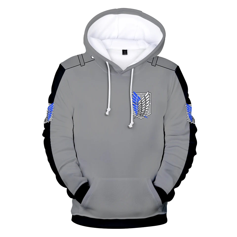 

Anime Attack on Titan Cosplay Hoodie Sweatshirts Men Women Recon Corps Zipper Multiple Styles Harajuku Tracksuit Anime Clothes