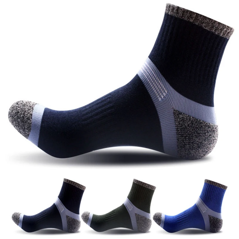 

Cotton Socks For Men Compression socks Non-slip Socks Good Quality Winter Warm Breathable Boy Thicken Towel Bottom Socks