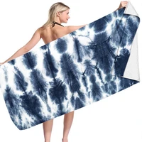 tie dye printing microfiber beach towel outdoor quick dryingbath towels garden swim pool lounge chair cover blanket yoga mat