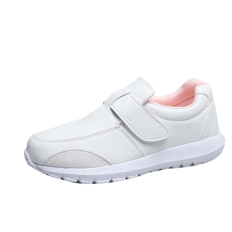 

2021 New Velcro Small White Shoes Female Casual Shoes Female Students Breathable Running Shoes Sneakers Zapatillas Mujer
