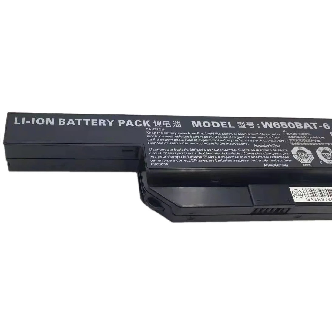 Аккумулятор для ноутбука 5600 мАч CLEVO 6-87-W650-4E замена W650 W650SC W650SH W650SJ W650SZ W670SJQ Hasee K610C 11 1
