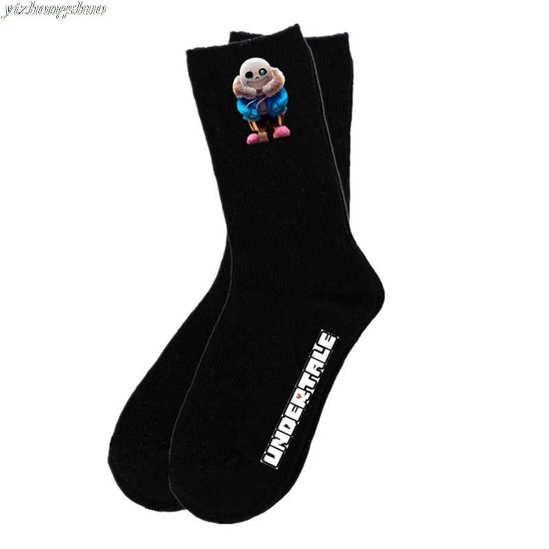 

Undertale Sock Man Game Men Socks Cartoon Lovers Adult Kawaii Ladies Sox Soft Warm Cotton Autumn Winter Female Trendy Calcetines