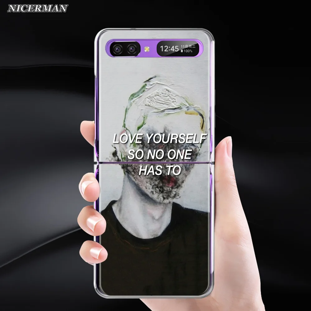 

Phone Case for Samsung Galaxy Z Flip 6.7" Cases Coque for Galaxy Z Flip 5G Cover Trippy Art aesthetic Painting Fundas Capa