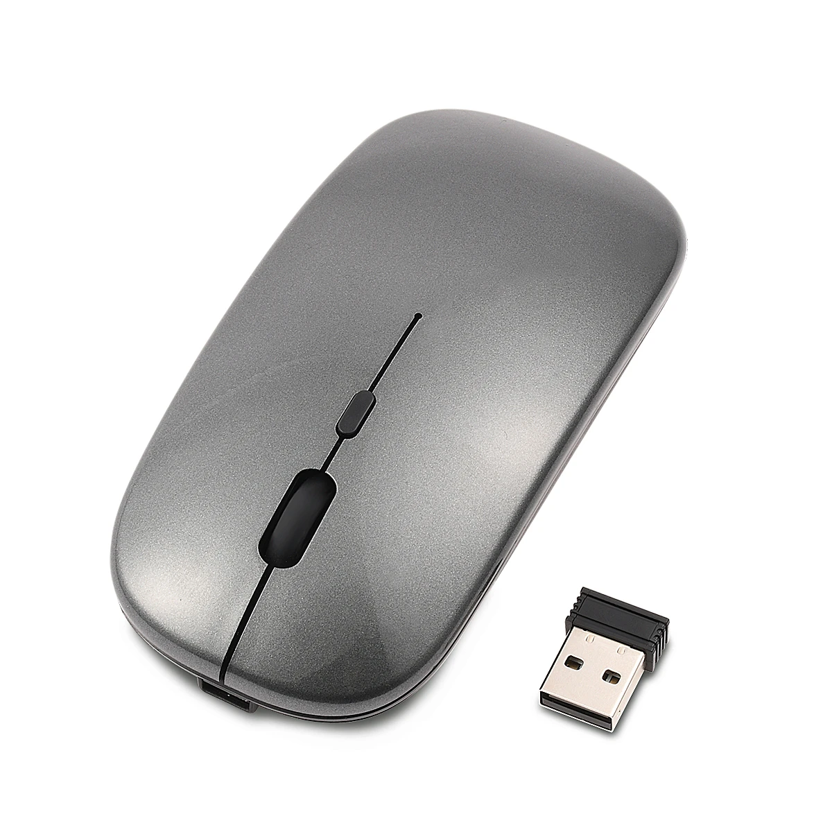 

2.4G Wireless Mouse Rechargeable Charging Ultra-Thin Silent Mouse Mute Office Notebook Mice Opto-electronic For Home Office Use