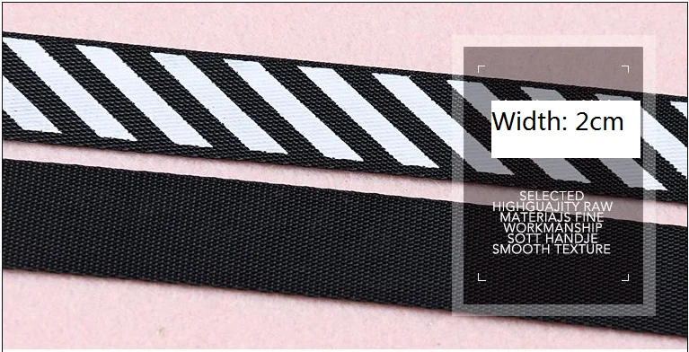 

Black White Ribbon stain grosgrain Ribbon Handmade Oil Print twill webbing Wired Ribbon Ruban Stain DIY Sewing Cloth Accessories