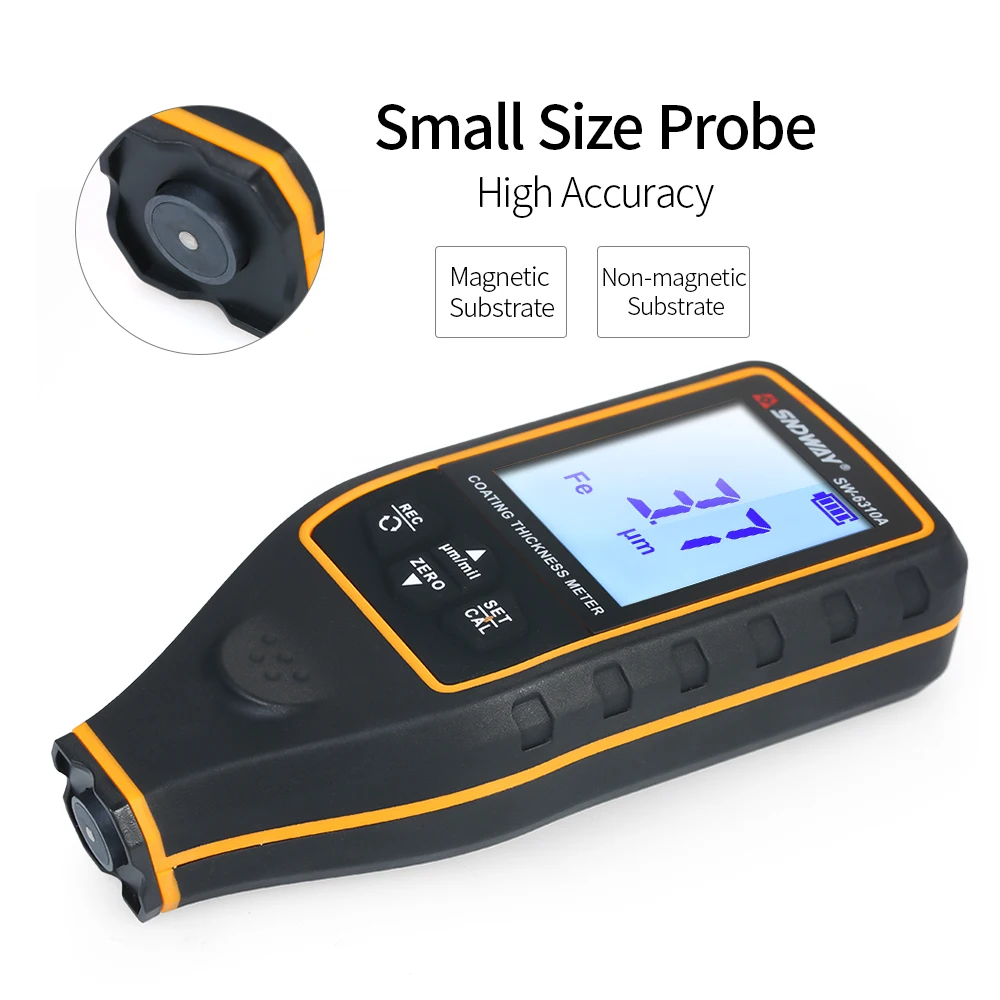SNDWAY SW 6310A цифровой измеритель толщины покрытия краски ручной тестер