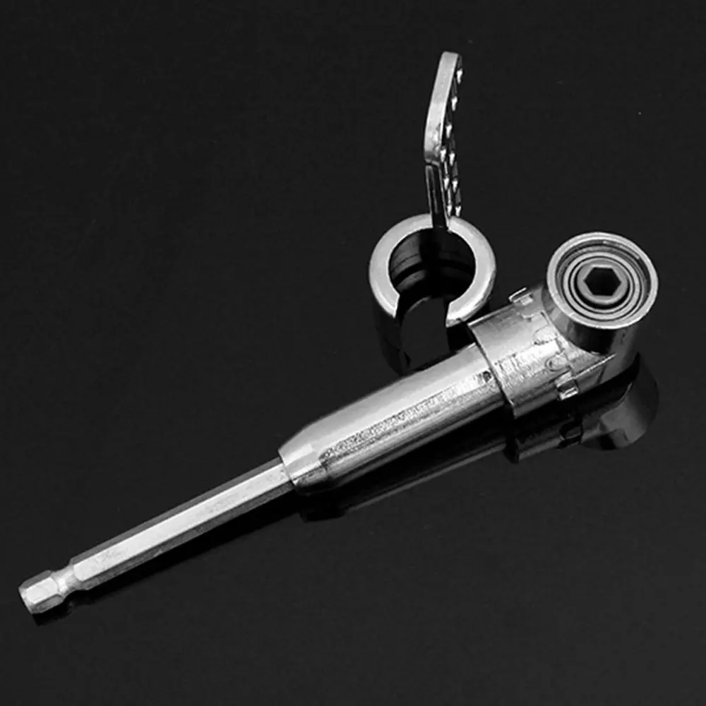 

105 Degree Screwdriver Socket Hex Extension 1/4" Angle Drill Bit Holder Adaptor Screwdriver Sockets