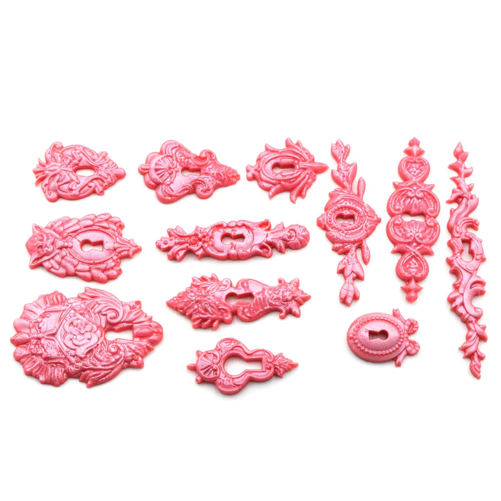 Силиконовая форма дворцового замка для помадки торта пищевого класса украшения