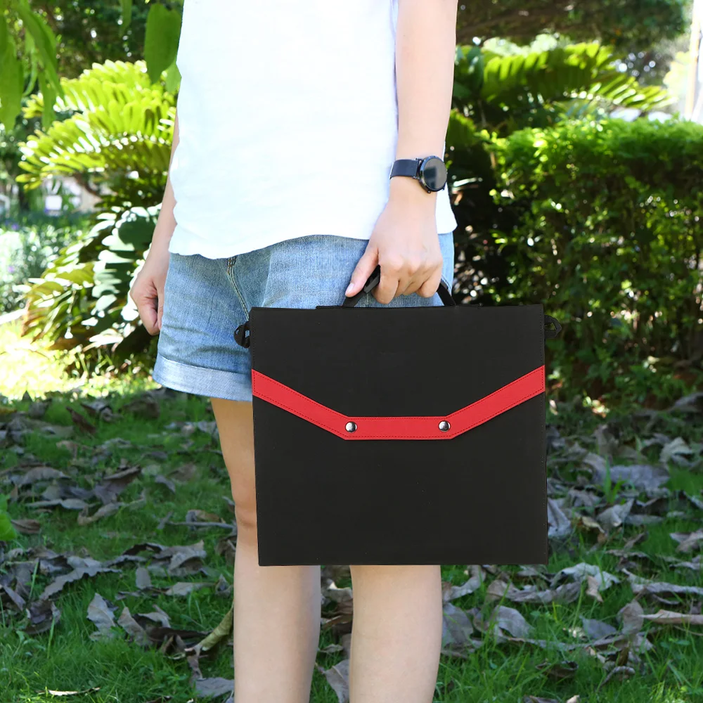 Складная зарядка на солнечной энергии солнечная батарея 80 Вт 2 порта USB|Солнечная